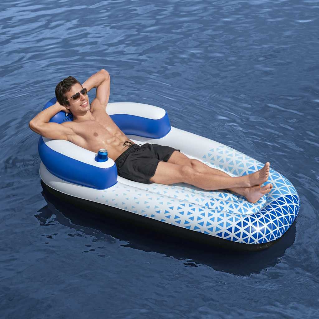 Espreguiçadeira flutuante Hydro-Force 183x97 cm azul