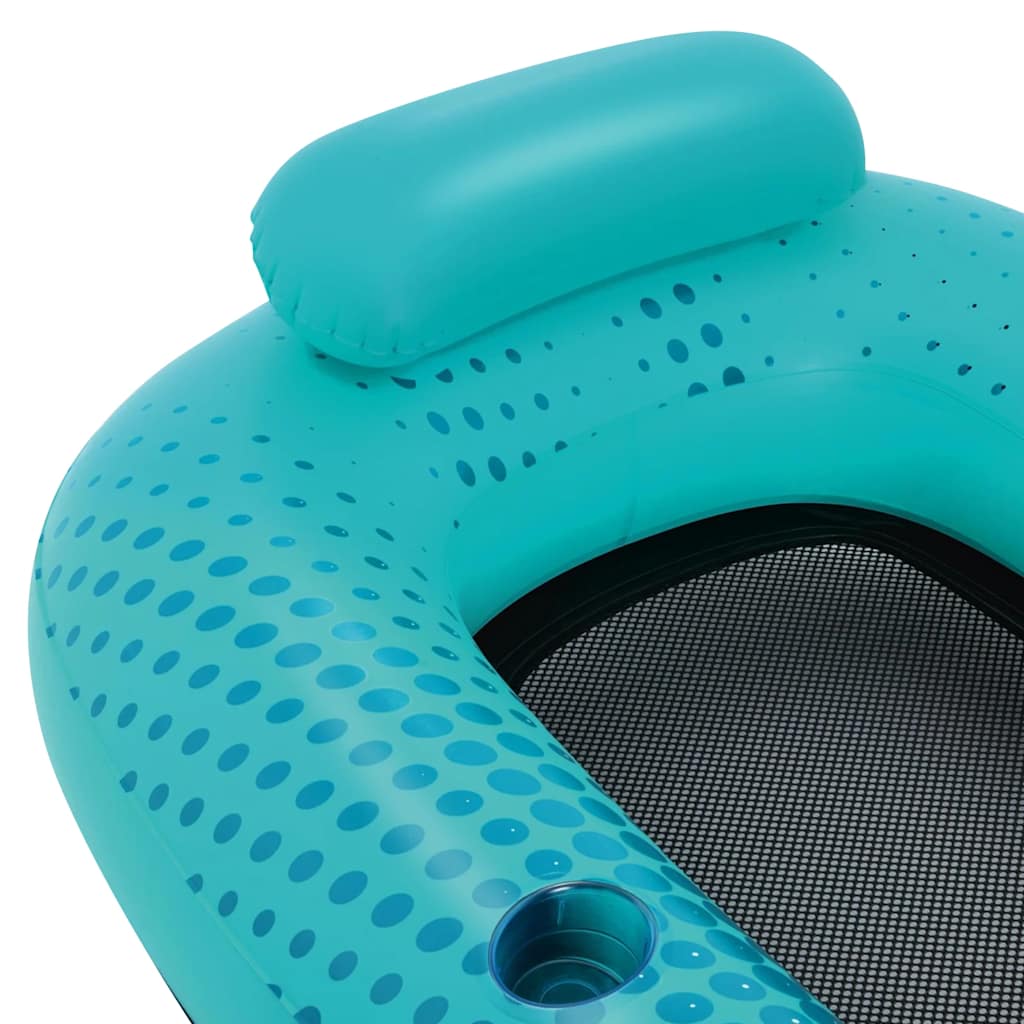 Espreguiçadeira flutuante c/ rede Hydro Force Sol Venture azul