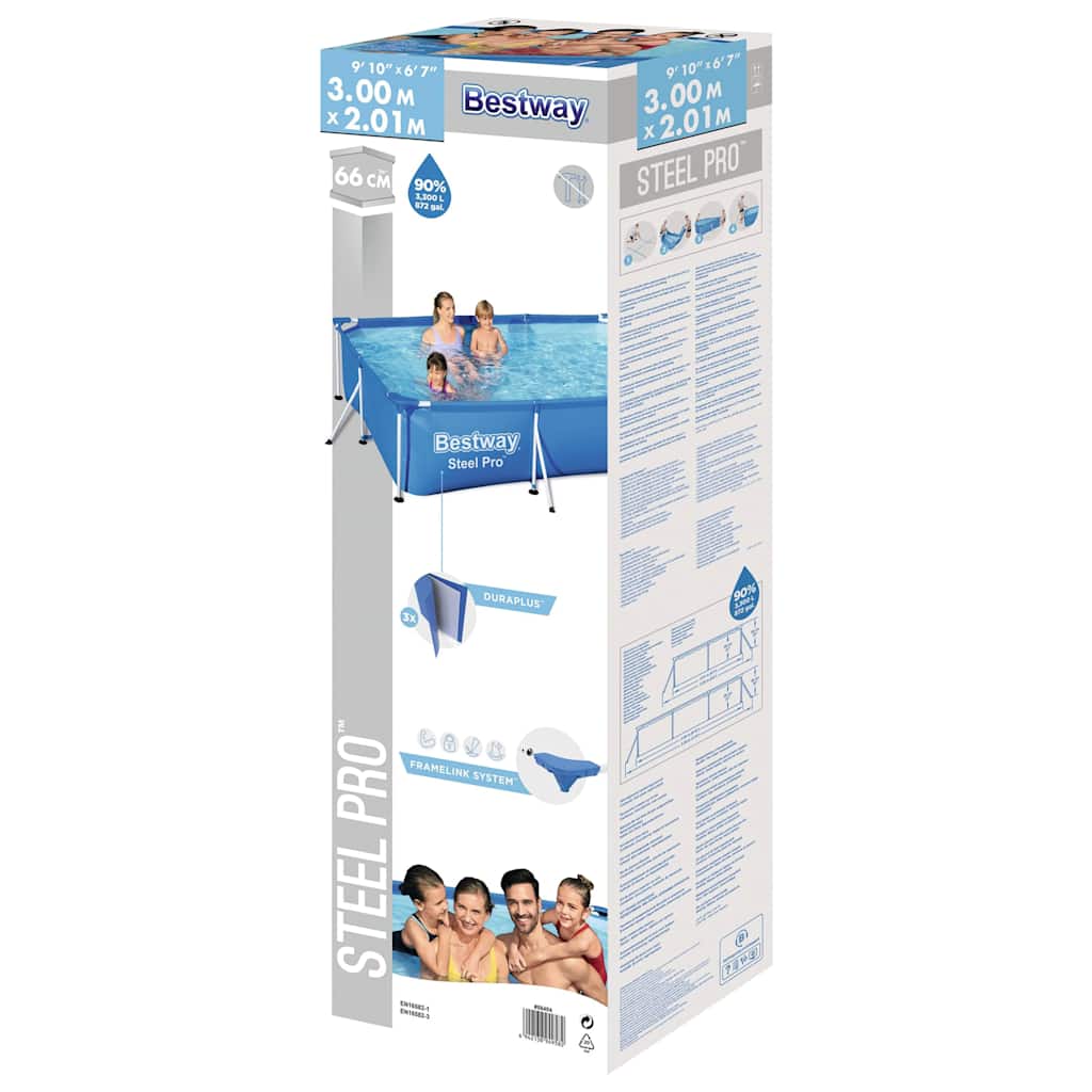Piscina Steel Pro 300x201x66 cm
