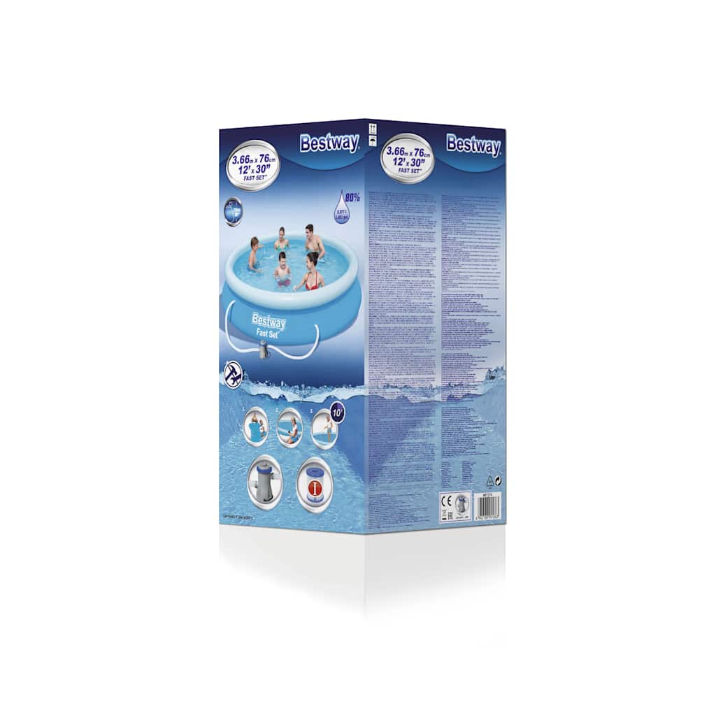 Conjunto de piscina Fast Set 366x76 cm 57274
