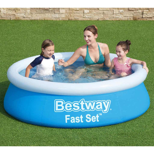 Fast Set Piscina insuflável redonda 183x51 cm azul