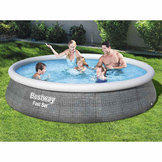 Conjunto piscina insuflável Fast Set com bomba 396x84 cm