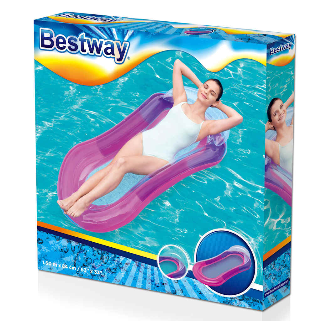 Espreguiçadeira/colchão insuflável p/ piscina Aqua Lounge