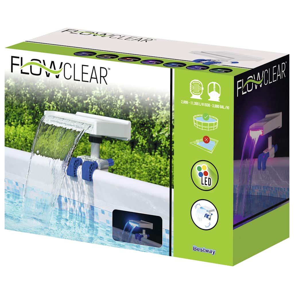 Flowclear Cascata relaxante com luzes LED