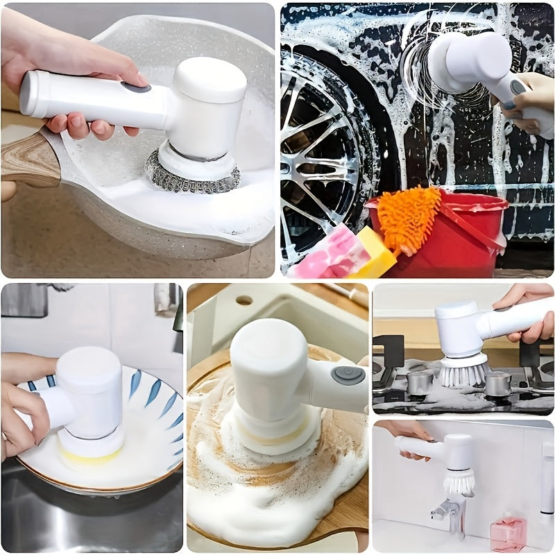 Kit de limpeza com 5 cabeças diferentes