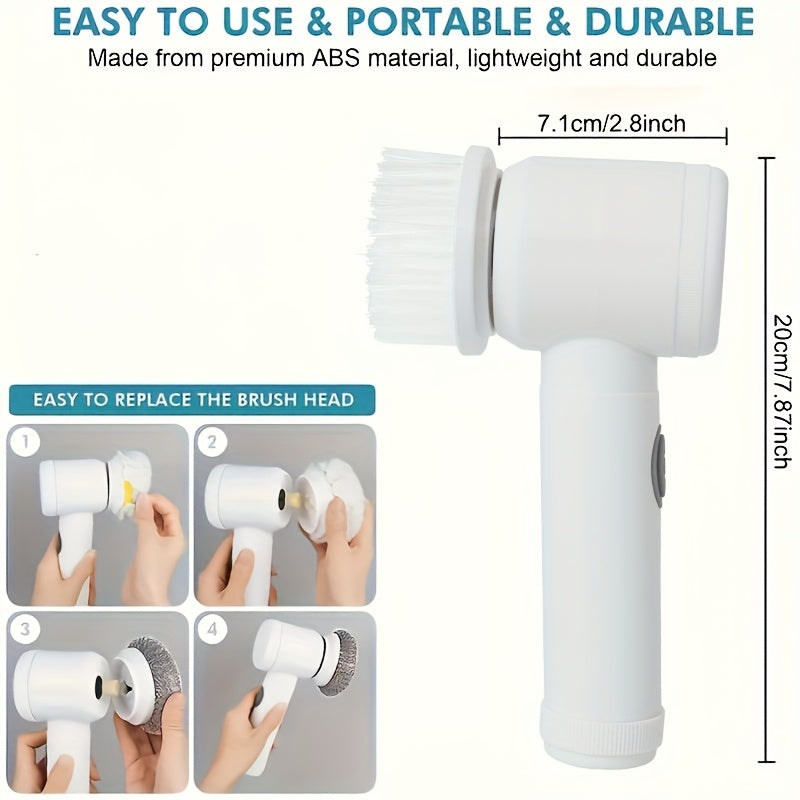 Kit de limpeza com 5 cabeças diferentes