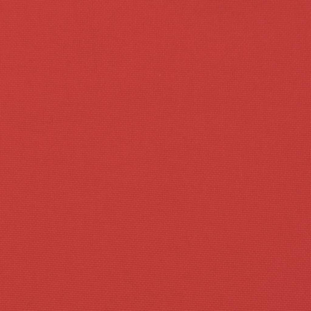 Almofadões para cadeiras altas de jardim 4 pcs tecido vermelho