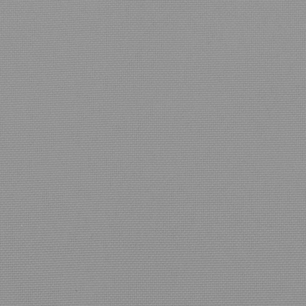 Almofadão p/ banco de jardim 120x50x4cm tecido oxford cinza