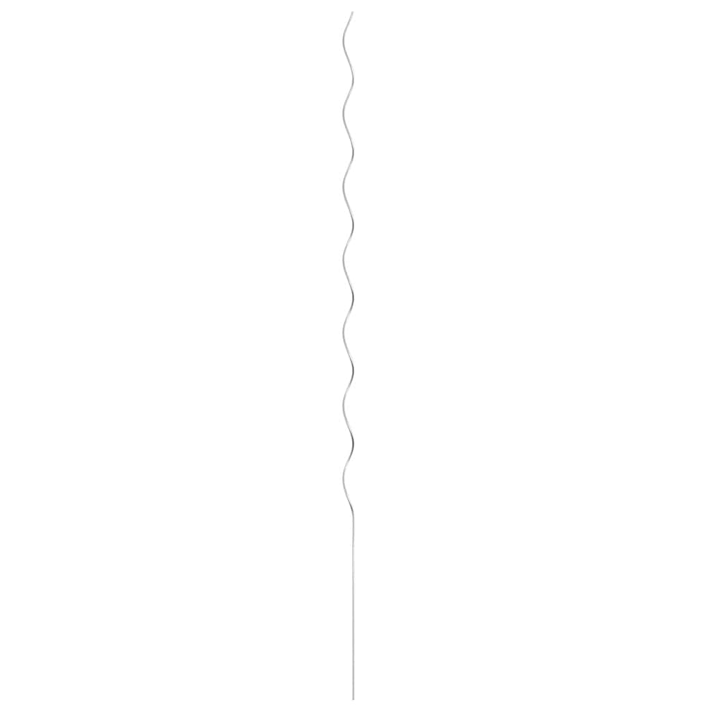 Suportes para plantas em espiral 50 pcs 170 cm aço galvanizado