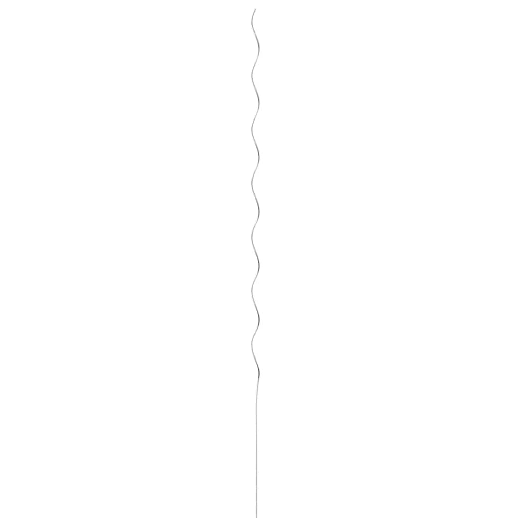 Suportes para plantas em espiral 50 pcs 170 cm aço galvanizado