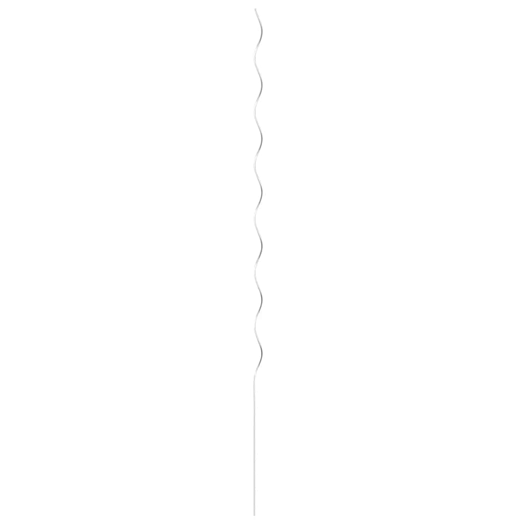 Suportes para plantas em espiral 50 pcs 170 cm aço galvanizado