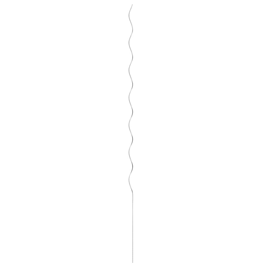 Suportes para plantas em espiral 20 pcs 170 cm aço galvanizado