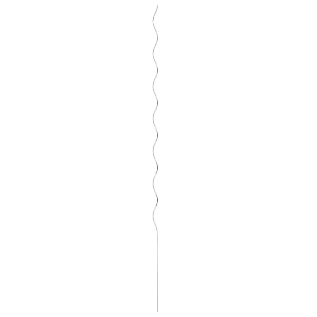 Suportes para plantas em espiral 20 pcs 170 cm aço galvanizado