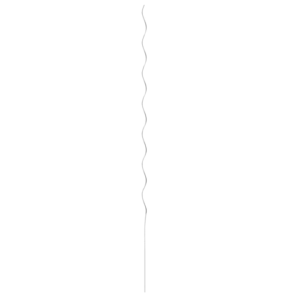 Suportes para plantas em espiral 20 pcs 170 cm aço galvanizado