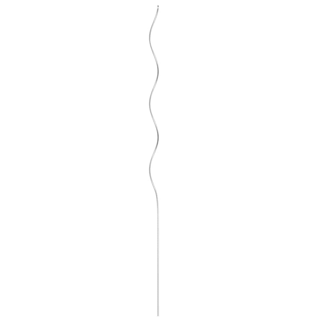 Suportes para plantas em espiral 50 pcs 110 cm aço galvanizado