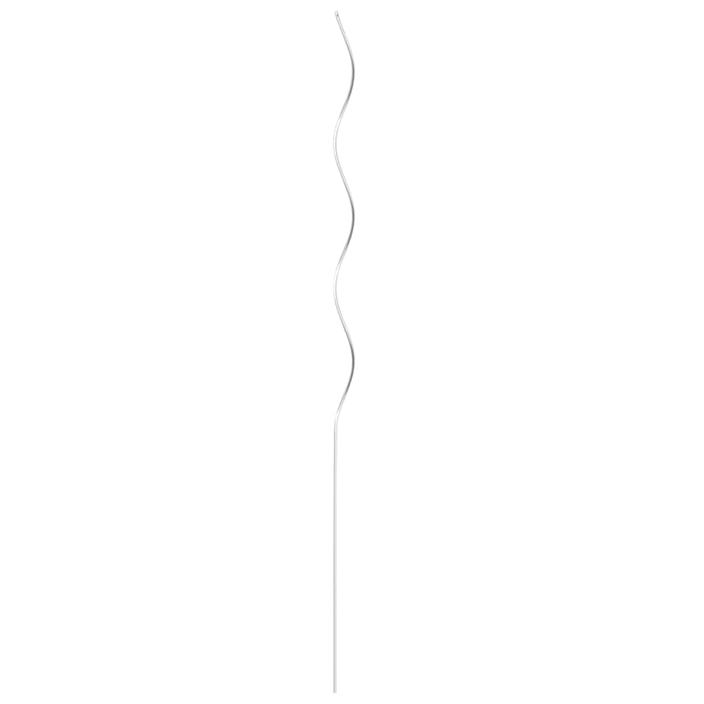 Suportes para plantas em espiral 50 pcs 110 cm aço galvanizado