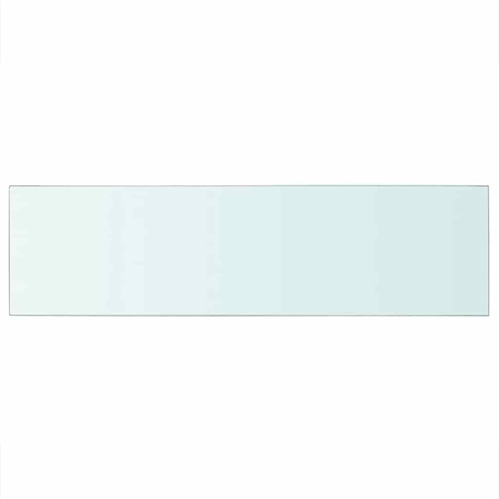 Prateleira de vidro 90x25 cm transparente