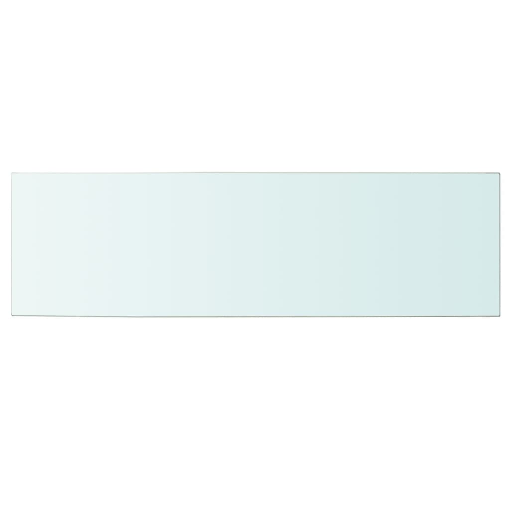 Prateleira de vidro 100x30 cm transparente