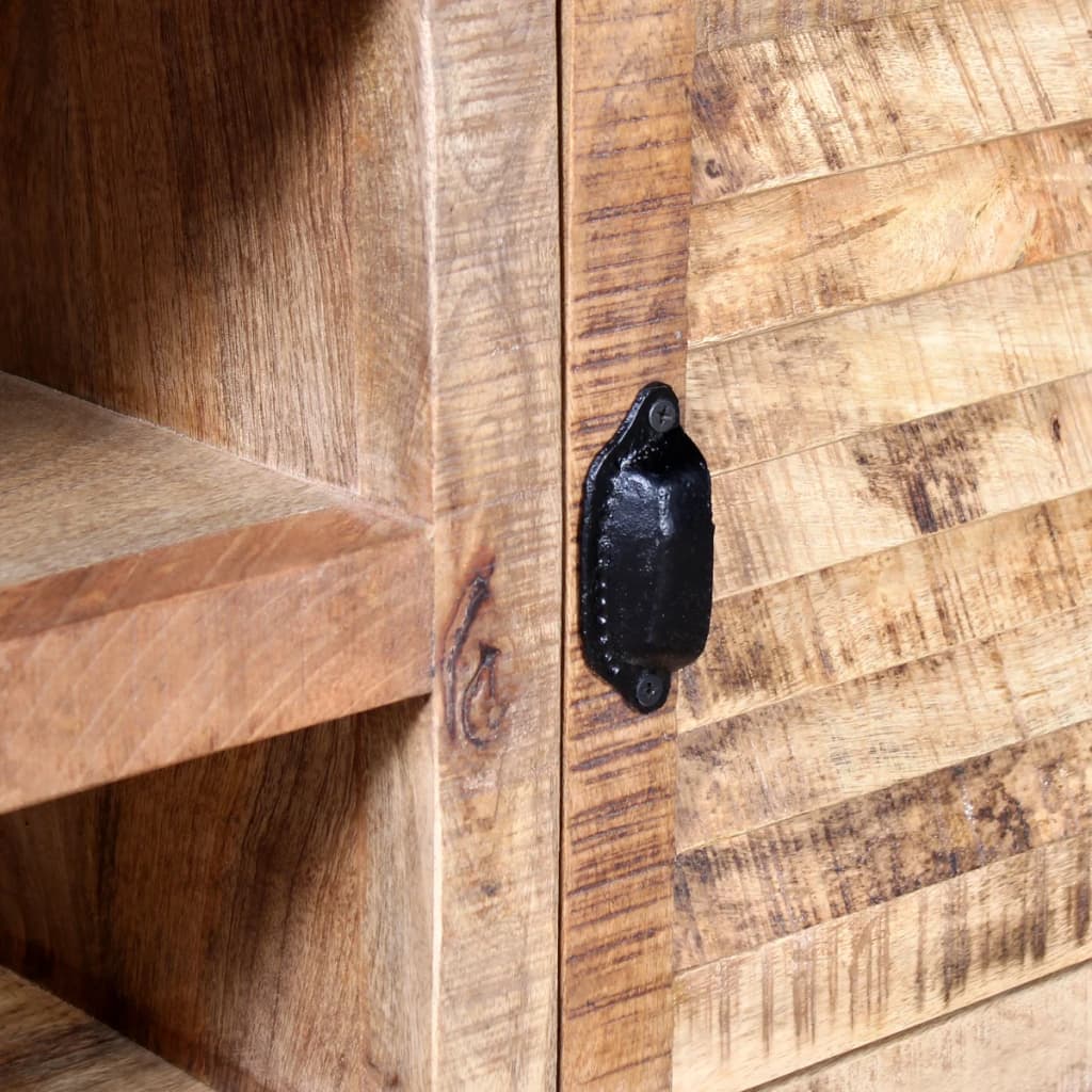 Móvel de TV madeira de mangueira rústica