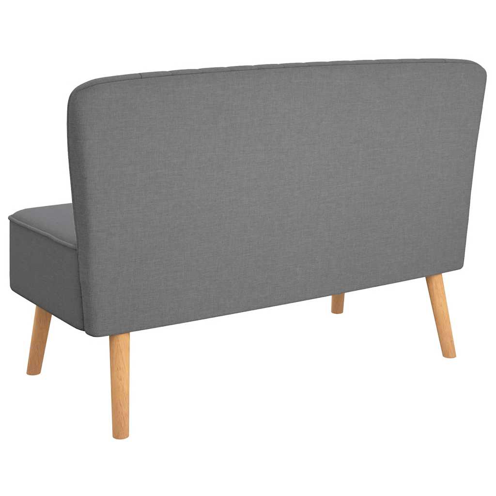 Sofá tecido cinzento claro 117x55,5x77