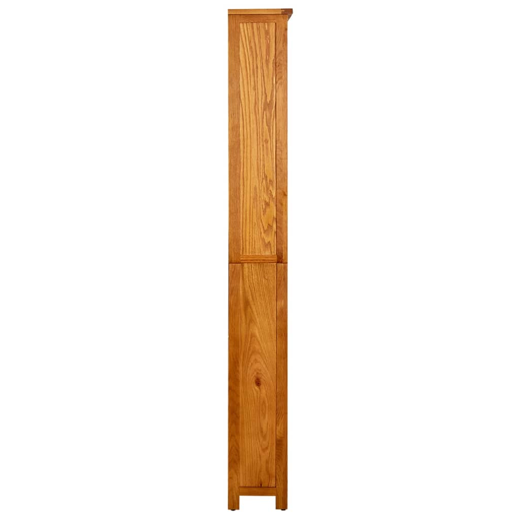 Estante com 6 prateleiras 80x22,5x180cm madeira carvalho maciça
