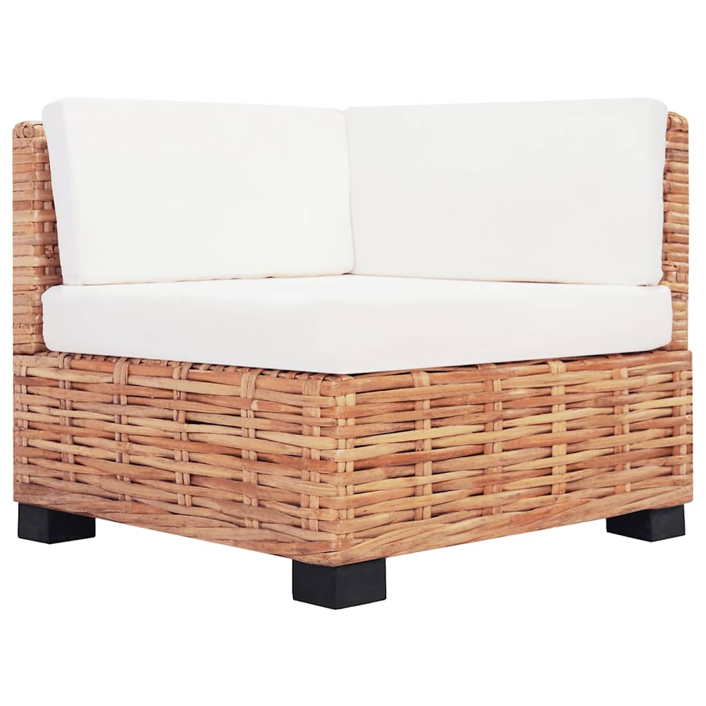 Conjunto de sofás 27 pcs vime genuíno