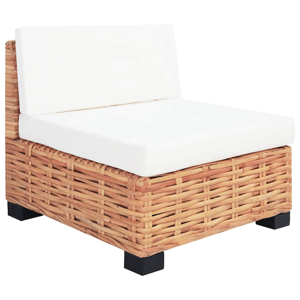 Conjunto de sofás 18 pcs vime genuíno