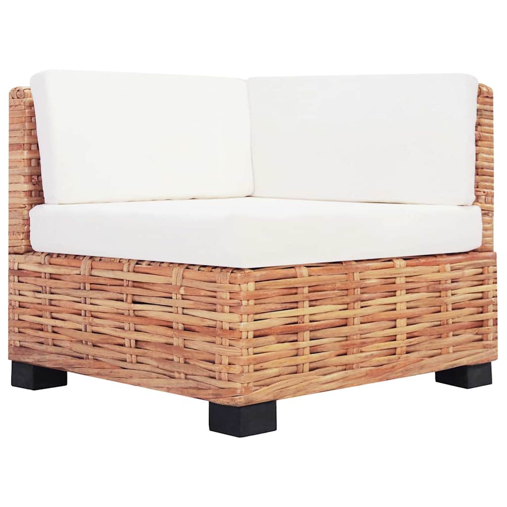 Conjunto de sofás 16 pcs vime genuíno