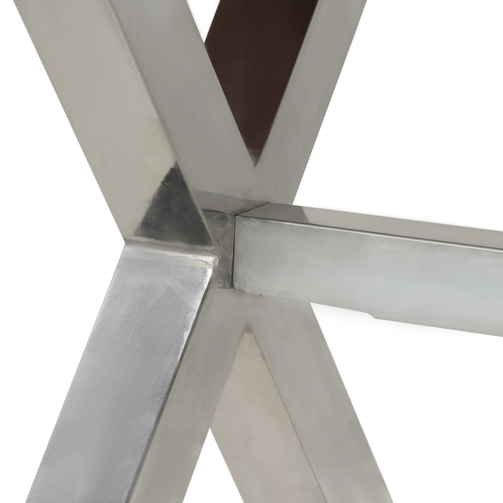 Mesa de jantar 180x90x76 cm madeira maciça