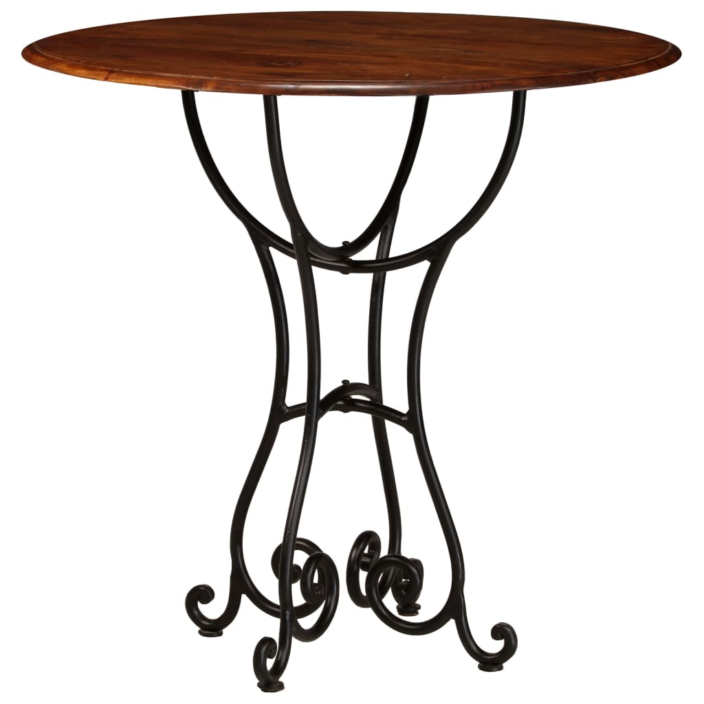 Mesa jantar acácia maciça c/ acabamento a mel 80x76 cm