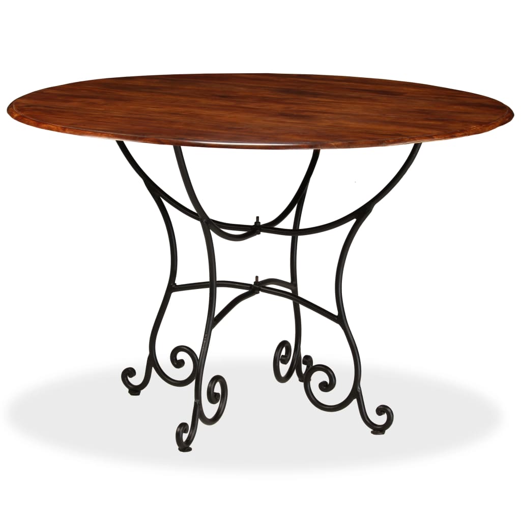 Mesa jantar acácia maciça c/ acabamento a mel 120x76 cm