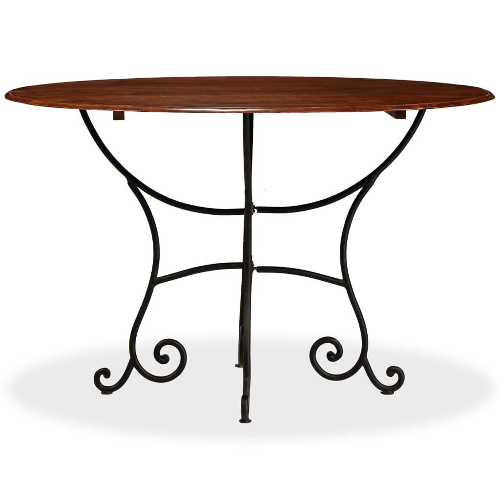 Mesa jantar acácia maciça c/ acabamento a mel 120x76 cm