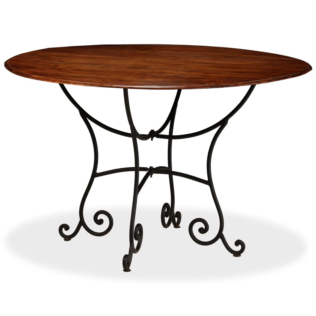 Mesa jantar acácia maciça c/ acabamento a mel 120x76 cm