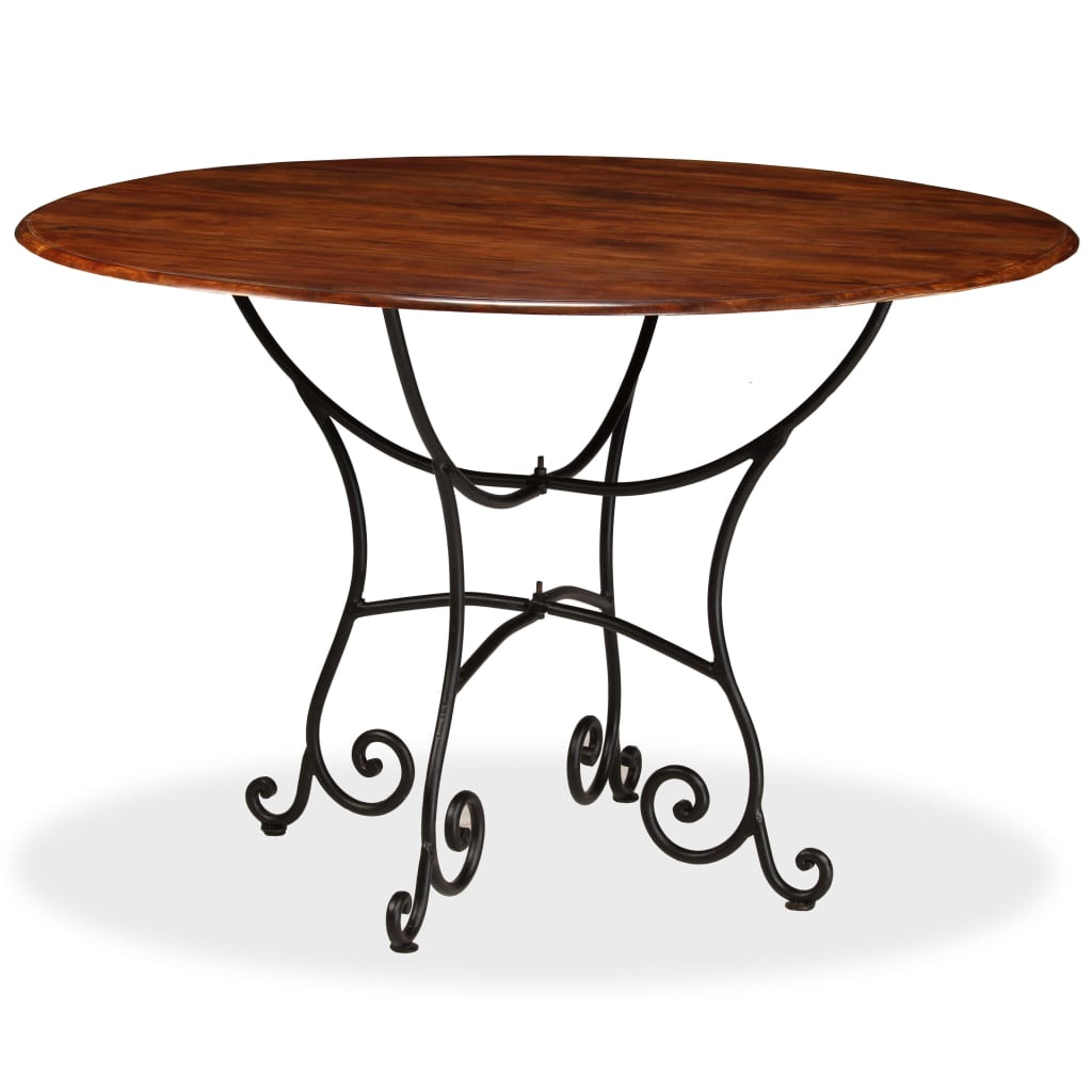 Mesa jantar acácia maciça c/ acabamento a mel 120x76 cm