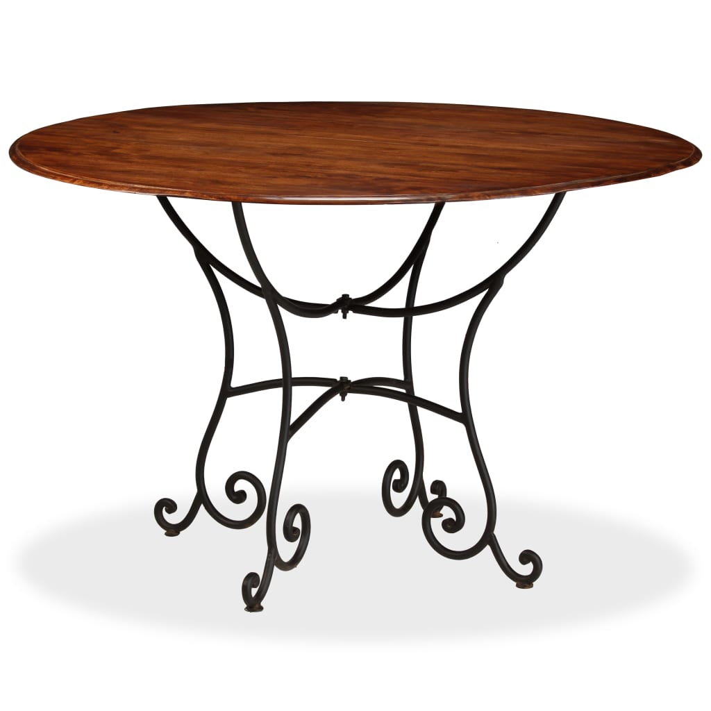 Mesa jantar acácia maciça c/ acabamento a mel 120x76 cm