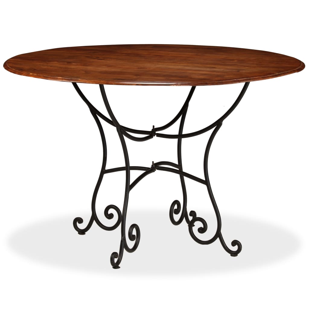 Mesa jantar acácia maciça c/ acabamento a mel 120x76 cm