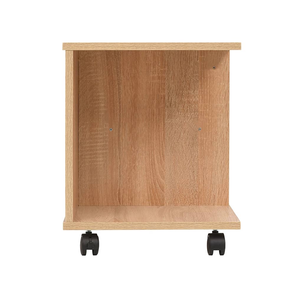 Estante com rodas 50x35x42 cm cor carvalho