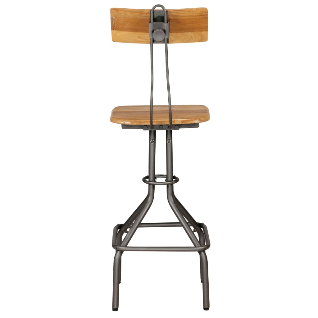 Conjunto de bar 3 pcs teca recuperada maciça