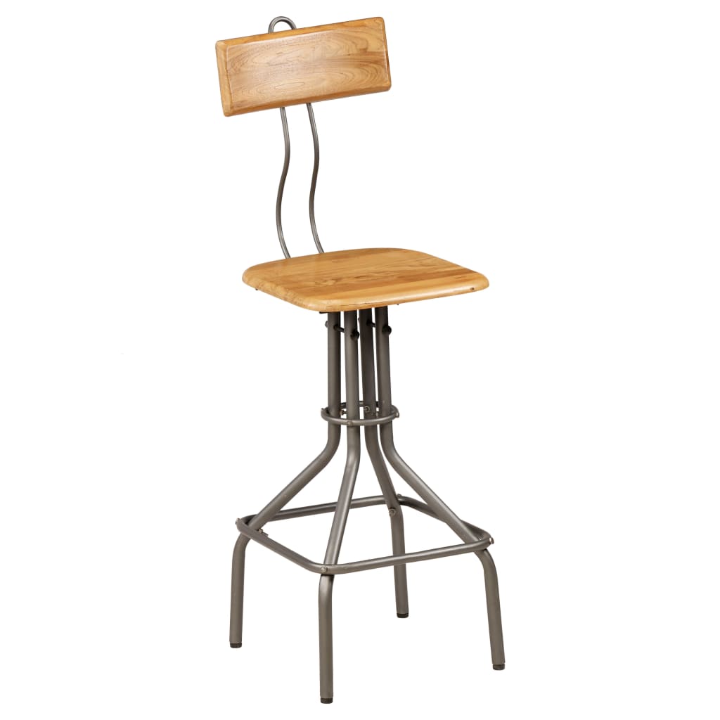 Conjunto de bar 3 pcs teca recuperada maciça