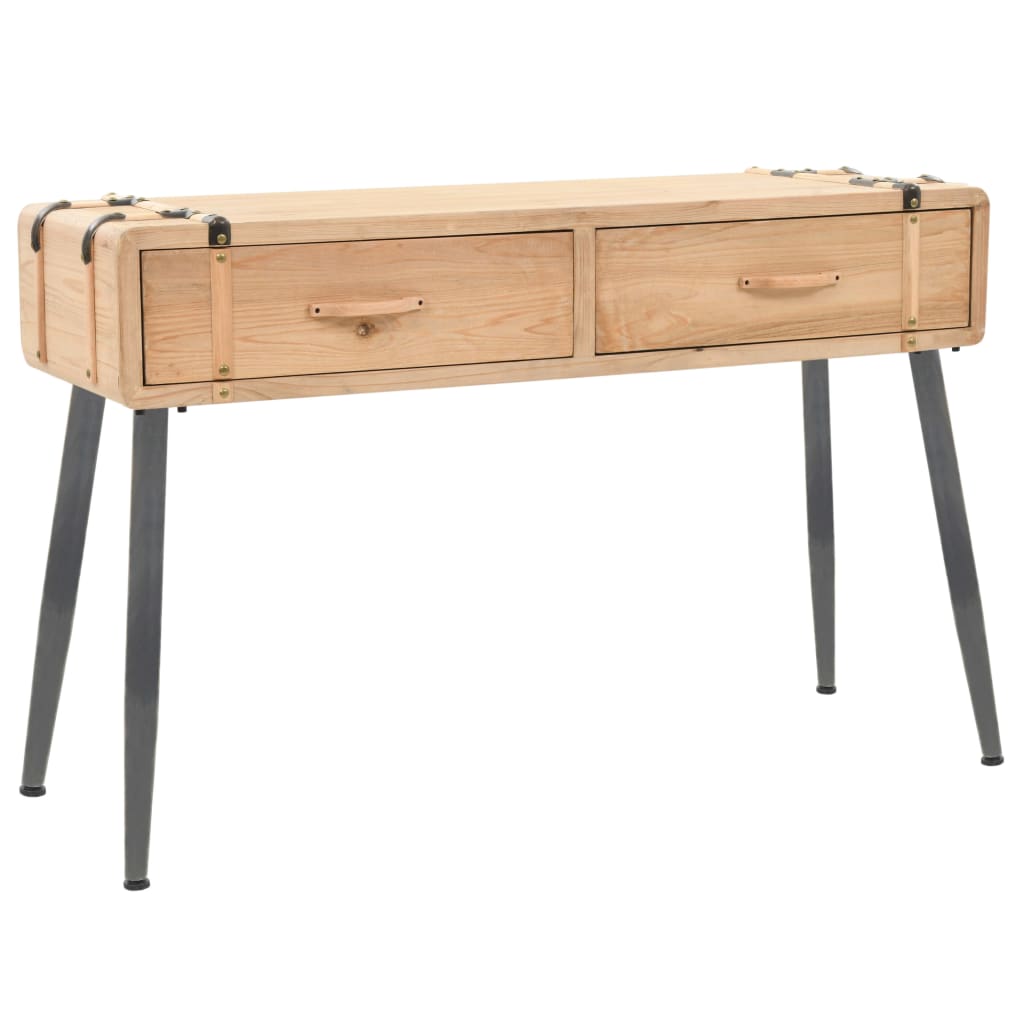 Mesa consola madeira de abeto maciça 115x40,5x76 cm