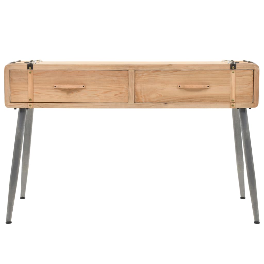 Mesa consola madeira de abeto maciça 115x40,5x76 cm