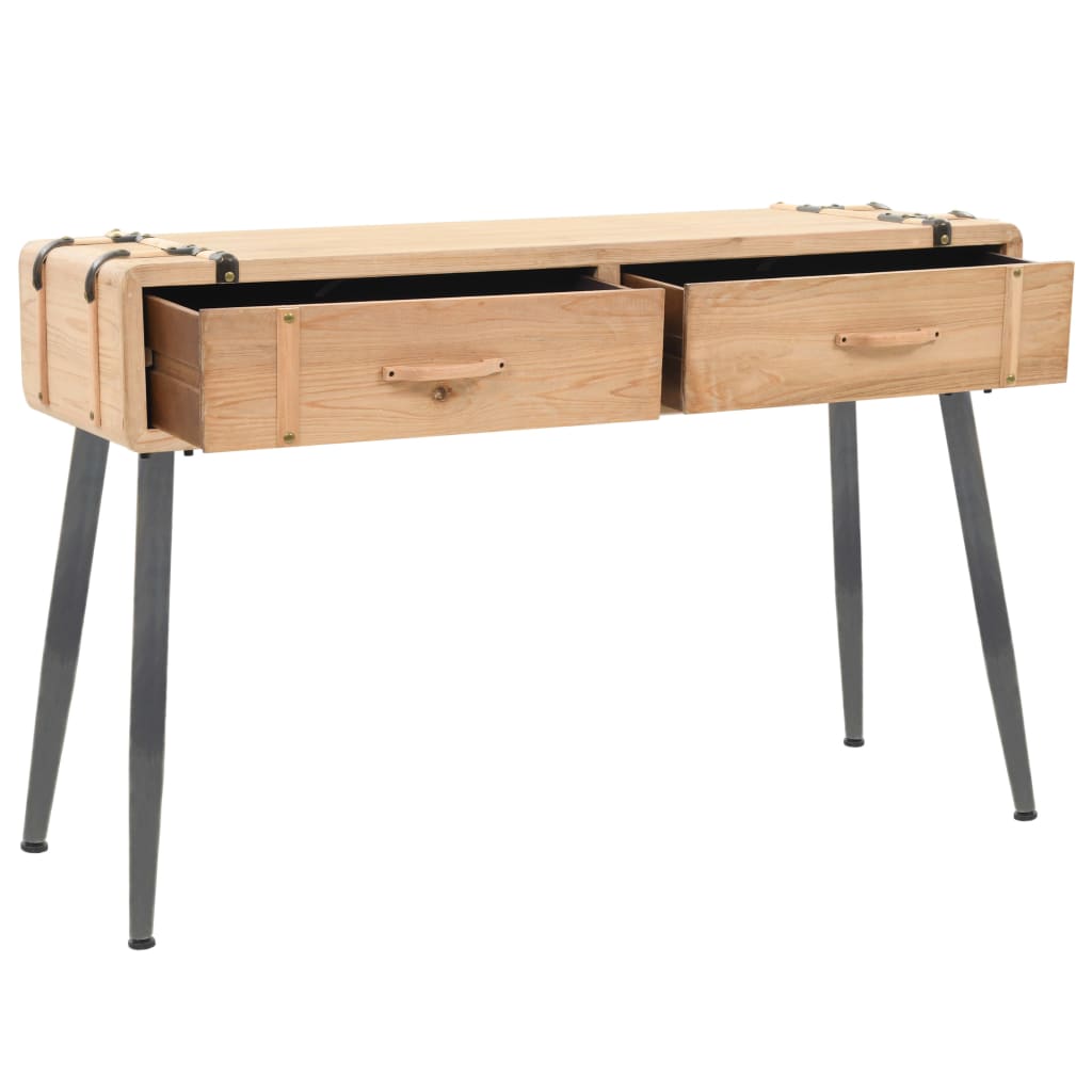 Mesa consola madeira de abeto maciça 115x40,5x76 cm