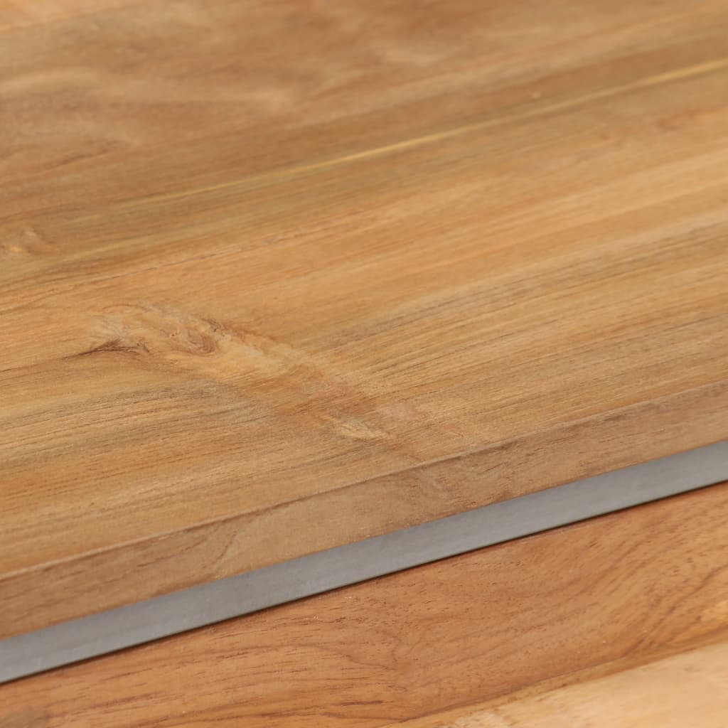 Móvel de TV em teca reciclada e aço