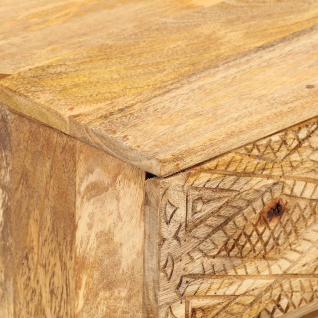 Móvel de TV em madeira de mangueira maciça