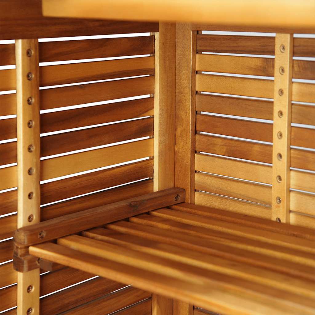 Mesa de bar 110x50x105 cm madeira de acácia maciça