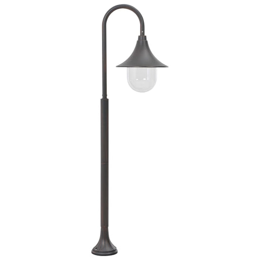 Candeeiro de pé para jardim E27 120 cm alumínio bronze