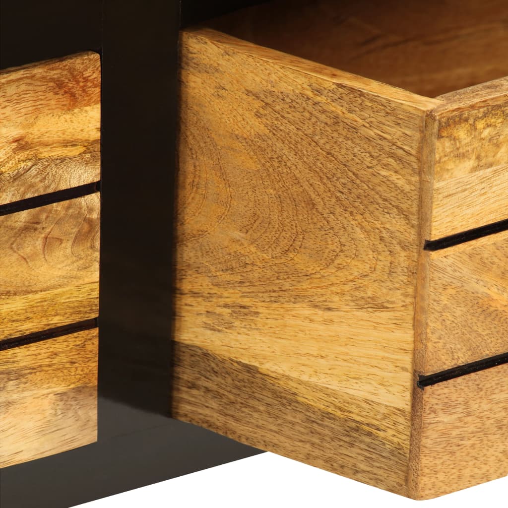 Móvel de TV em madeira de mangueira maciça