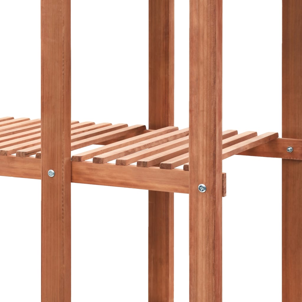Suporte para plantas madeira de cedro 86x36x139 cm