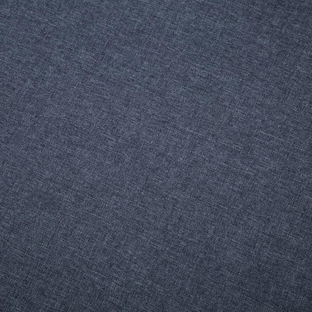 Sofá em tecido c/ forma de L 186x136x79 cm cinzento escuro