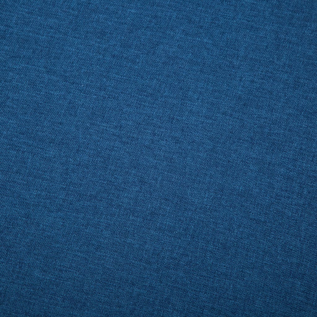 Sofá em tecido c/ forma de L 186x136x79 cm azul